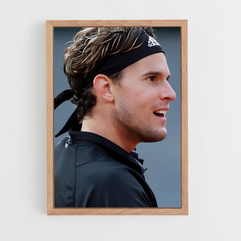 Poster Dominic de thiem – affiche Tennis (vue 4)
